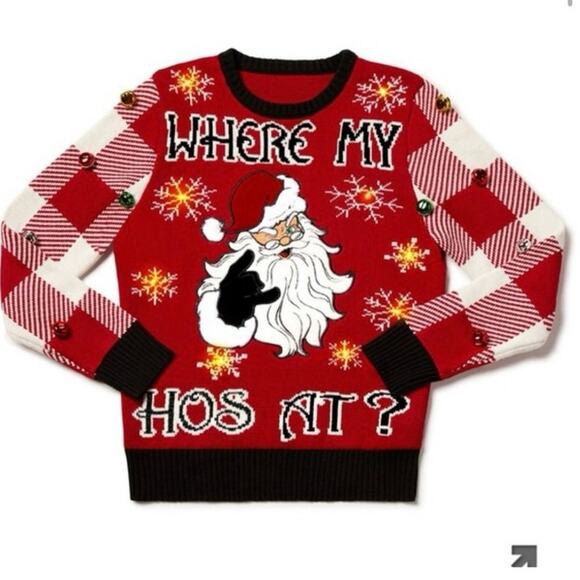 Christmas ugly sweater funny light up Cool Santa Sz M NEW
Batteries included - Picture 1 of 7